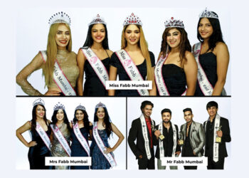 Miss Fabb Mumbai 2022 is Roop Tiwari, Mrs Fabb Mumbai 2022 is Reena Bhattacharya and Mr Fabb Mumbai 2022 is Ashish Khatri