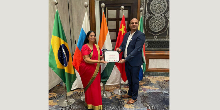 Mr Ashutosh Landge Gets Elected as Member Governing Body, BRICS Chamber of Commerce and Industry for the Year 2023 to 2026