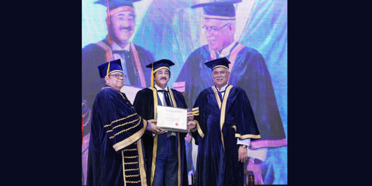 Nine World Record Holder Sandeep Marwah Honored with Doctorate by French University