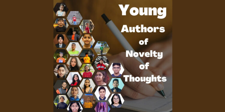 Young students come together to write a gripping book – ‘Novelty of Thoughts’