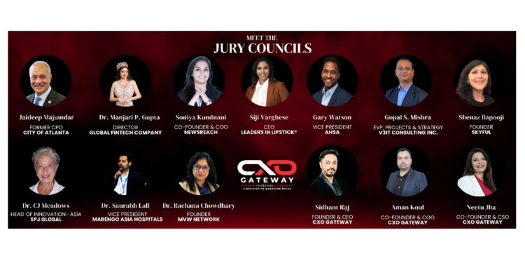CXO Gateway by Question Techs unveils Jury Panel for 2025 Gala Awards to honor transformative leadership across industries.