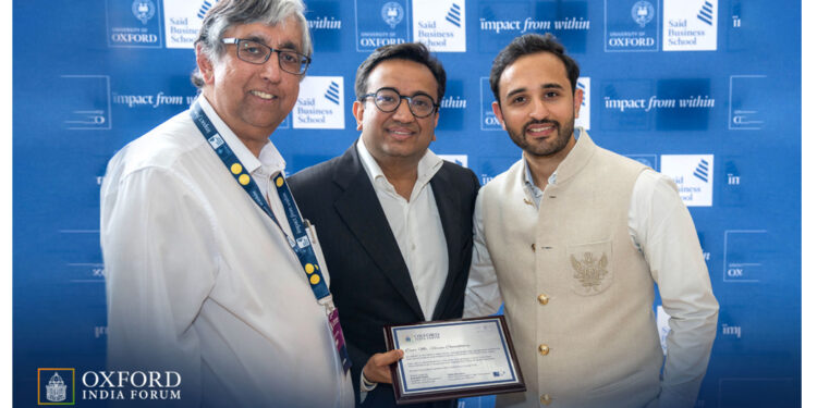 Oxford India Forum Recognizes Varun Chaudhary as a Transformative South Asian Leader at Oxford Saïd
