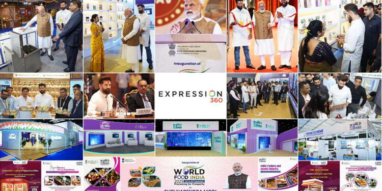Expression 360 Architects an Unforgettable Narrative of Innovation and Heritage at World Food India 2025