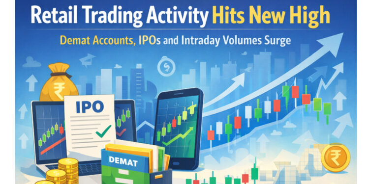 Retail Trading Activity Hits New High as Demat Accounts, IPOs and Intraday Volumes Surge