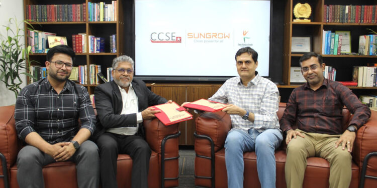 Sungrow and CCSE (social arm of Fiinovation) to Launch Solar Skill Programme to Empower Youth in Delhi