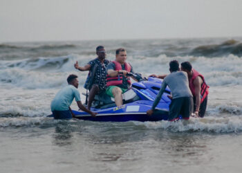Minister of Tourism, Rohan A. Khaunte visits south Goa beaches to inspect Infrastructure and Beautification Works