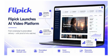Flipick Launches AI Video Platform That Creates, Personalizes, Delivers and Measures Effectiveness of Cinematic Video at Scale