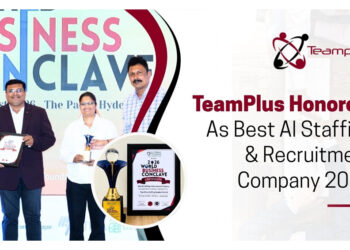Teamplus Staffing Solution Pvt. Ltd. Is the Best AI Staffing & Recruitment Company Award Winner at World Business Conclave 2026